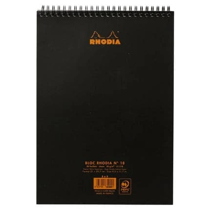 Rhodia Classic Wirebound Pad (A4, Graph) 5 Rhodia Classic Wirebound Pad (A4, Graph) - Image 5