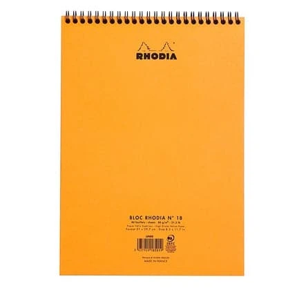 Rhodia Classic Wirebound Pad (A4, Graph) 4 Rhodia Classic Wirebound Pad (A4, Graph) - Image 4