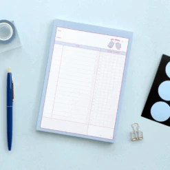 Iconic Daily Planner Memo Pad -Stationery Sale Store blue