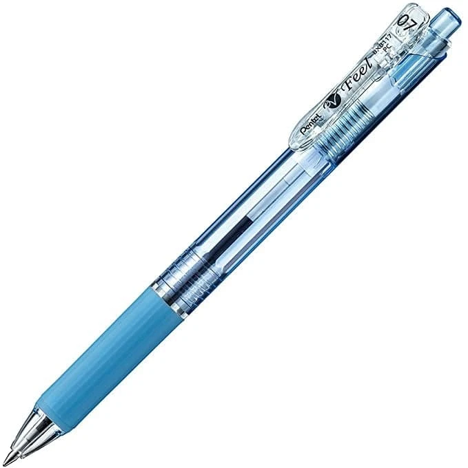 Pentel Clear V-Feel Ballpoint Pen - 0.7 Mm 5 Pentel Clear V-Feel Ballpoint Pen - 0.7 Mm - Image 5