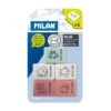 Milan -- Synthetic Rubber Erasers 445 -- Pack Of 5