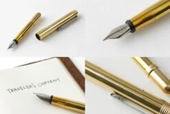 Traveler's Company BRASS Fountain Pen 14 Traveler's Company BRASS Fountain Pen -Stationery Sale Store brass new04