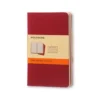 Moleskine Red Large Ruled Cahier (Pack Of 3)