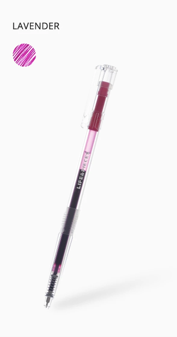 Livework Life & Pieces Clear Gel Pen 0.38 2 Livework Life & Pieces Clear Gel Pen 0.38 - Image 2