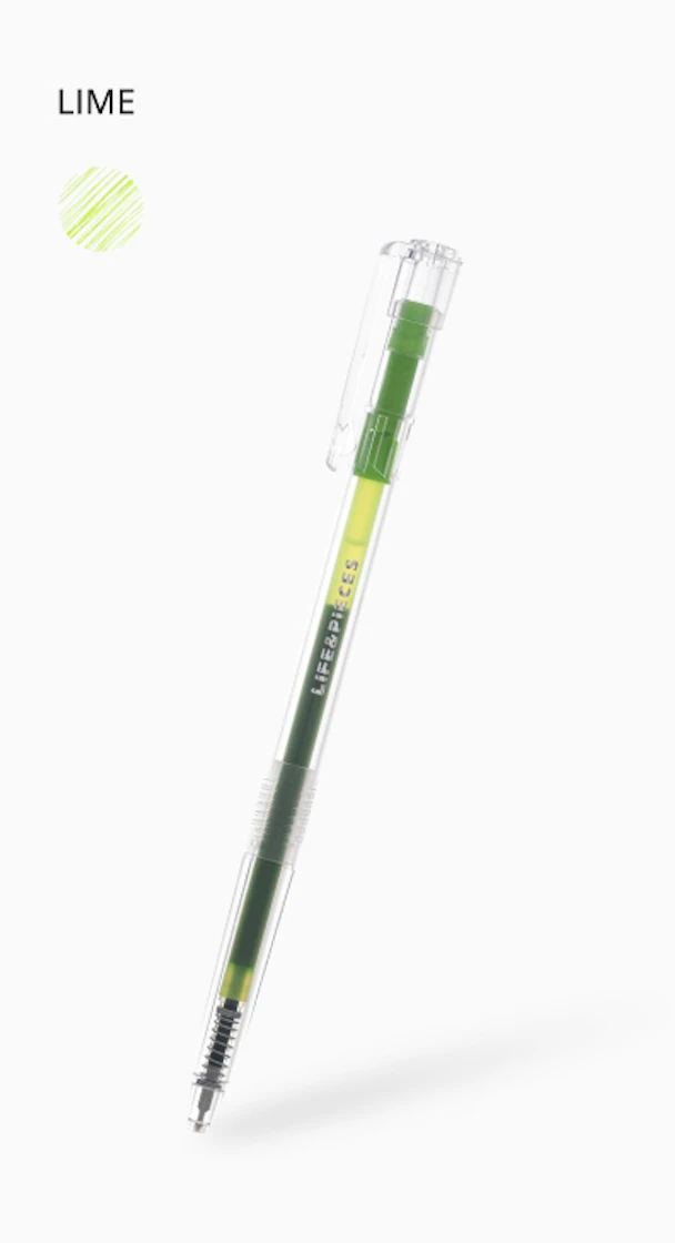 Livework Life & Pieces Clear Gel Pen 0.38 13 Livework Life & Pieces Clear Gel Pen 0.38 - Image 13