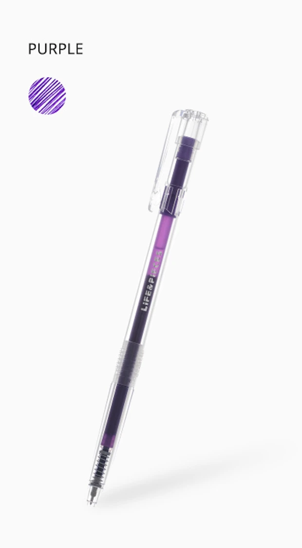 Livework Life & Pieces Clear Gel Pen 0.38 7 Livework Life & Pieces Clear Gel Pen 0.38 - Image 7