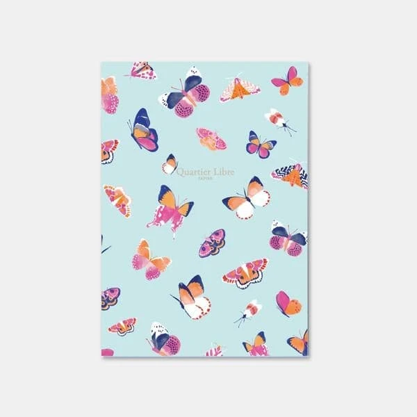 Quartier Libre Papier Notebook (A5, Lined) - Papillon 1 Quartier Libre Papier Notebook (A5, Lined) - Papillon