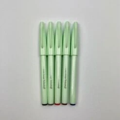Craft Design Technology Brush Sign Pen 5 Colours SET- By Pentel -Stationery Sale Store cdt brush sign pen 5 pack assorted colors 1