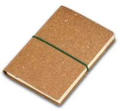 CIAK Eco Recycled Leather Notebook - Ruled Paper, B6 (12x17cm)