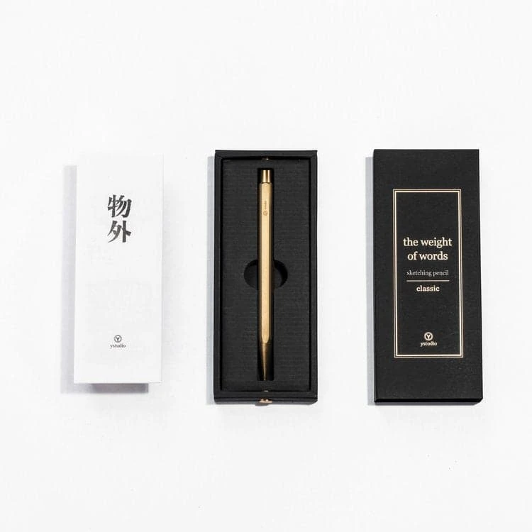 Ystudio Brass Sketching Pencil 4 Ystudio Brass Sketching Pencil - Image 4