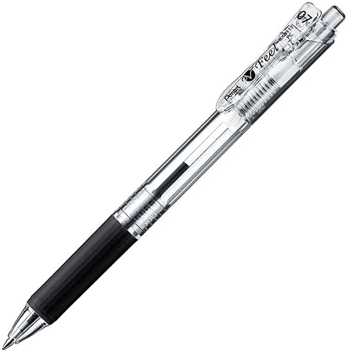 Pentel Clear V-Feel Ballpoint Pen - 0.7 Mm 6 Pentel Clear V-Feel Ballpoint Pen - 0.7 Mm - Image 6