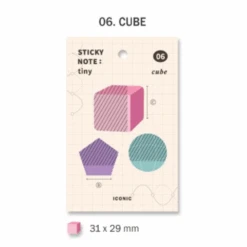 Iconic Sticky Note Shapes -Stationery Sale Store cube