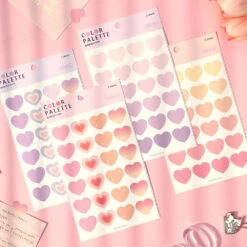 Paperian Colour Palette Stickers - Heart