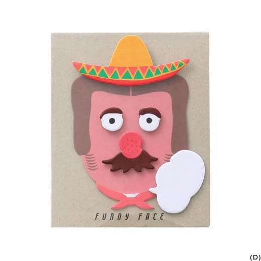 Hightide Funny Face Sticky Memo 16 Hightide Funny Face Sticky Memo - Image 16
