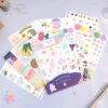 Iconic Paper Planner Stickers [9 Sheets]
