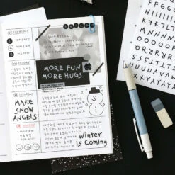 Iconic Doodle Alphabet Sticker Pack (6 Sheets) 14 Iconic Doodle Alphabet Sticker Pack (6 Sheets) -Stationery Sale Store effb188e48673727f2f41e9813410cc9