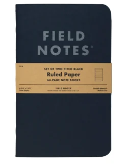 Field Notes 'Pitch Black' Notebook A5 [2 Pack] -Stationery Sale Store field notes pitch black large notebook 2 pack ruled paper p20232 115773 zoom scaled