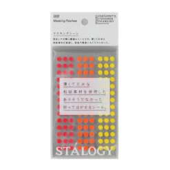 Stalogy Masking Dots - Circular Masking Tape Patches (5mm) 26 Stalogy Masking Dots - Circular Masking Tape Patches (5mm) -Stationery Sale Store fine 5mm scaled