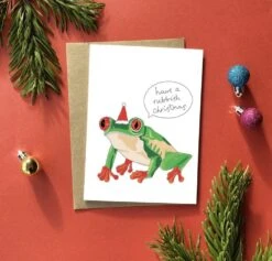 You've Got Pen On Your Face 'Rubbish Christmas' Greeting Card