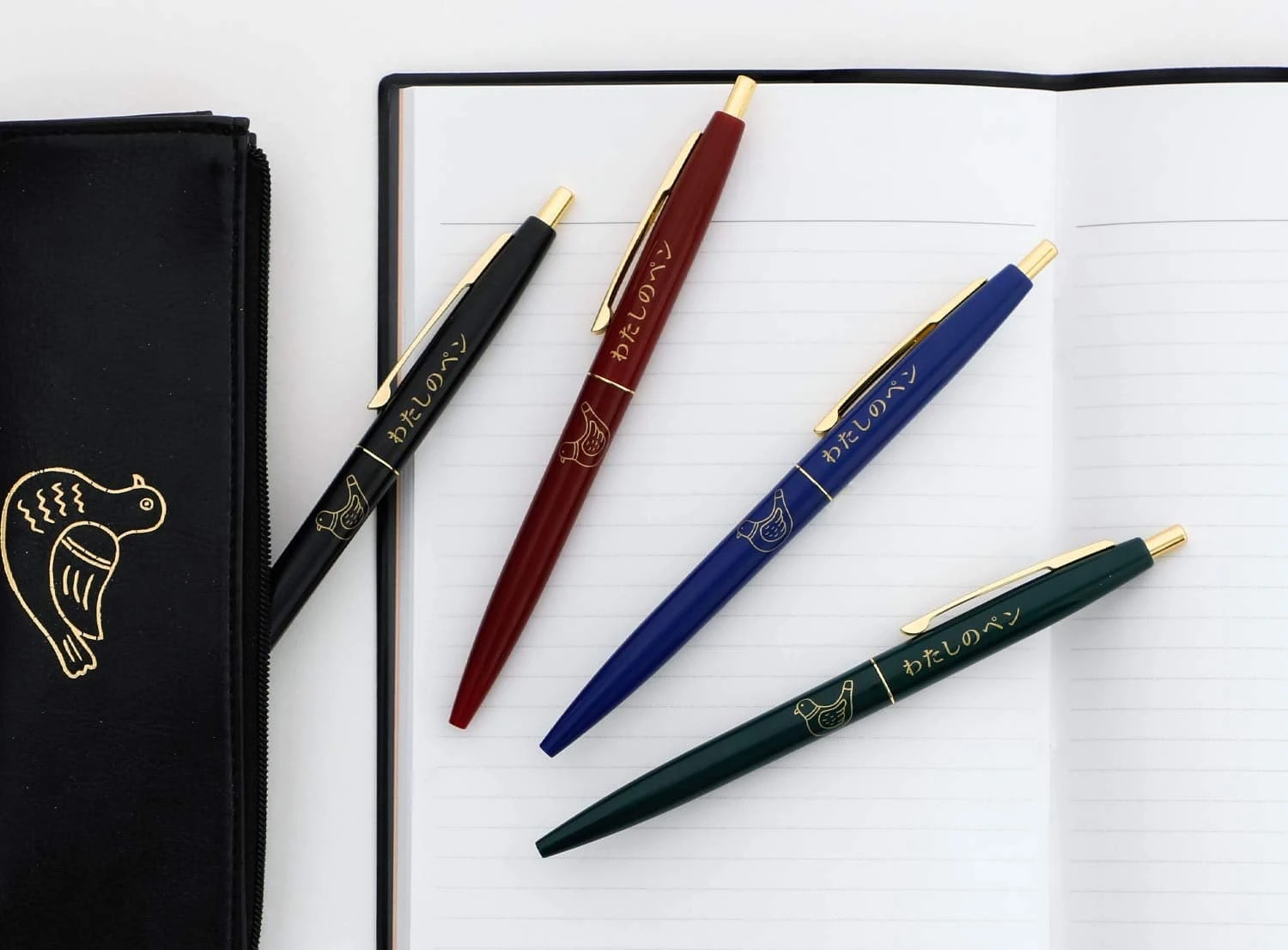 Hightide New Retro Knock Ballpoint Pen - Dove 3 Hightide New Retro Knock Ballpoint Pen - Dove - Image 3