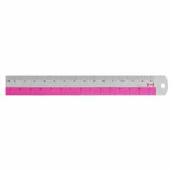 Hightide Aluminium Ruler - 15cm -Stationery Sale Store highal pink
