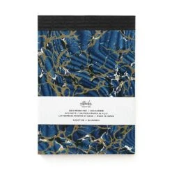 Hightide Attache Letterpress Printed Memo Pad A6 [81.4gsm] -Stationery Sale Store hightide attache letterpress memo pad or011 1500x1500 blue A6 1500x1500 3