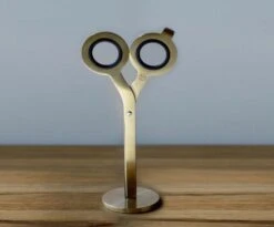 HMM Scissors With Base - Gold -Stationery Sale Store hmm gold scissors 3