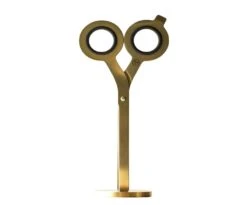 HMM Scissors With Base - Gold