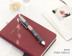 Iconic Multi Pen (2 Colours + Pencil) -Stationery Sale Store iconic multi pen pink circle