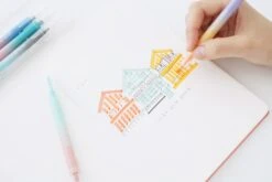 Livework Twin Plus Pen 10 Color (Set Of 5 Twin Tip Pens) 10 Livework Twin Plus Pen 10 Color (Set Of 5 Twin Tip Pens) -Stationery Sale Store img 9273 1