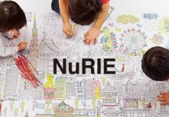 NuRIE Colouring Poster - NuYORK -Stationery Sale Store imgrc0080943068 2 1 1
