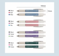 Iconic Smooth 3 Colour Pen [0.38mm] -Stationery Sale Store inkcolours