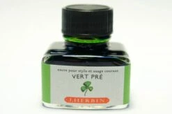 J Herbin Fountain Pen Ink Bottle -- Vert Pré : Prairie Green