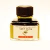 J Herbin Fountain Pen Ink Bottle -- Vert Olive : Olive Green