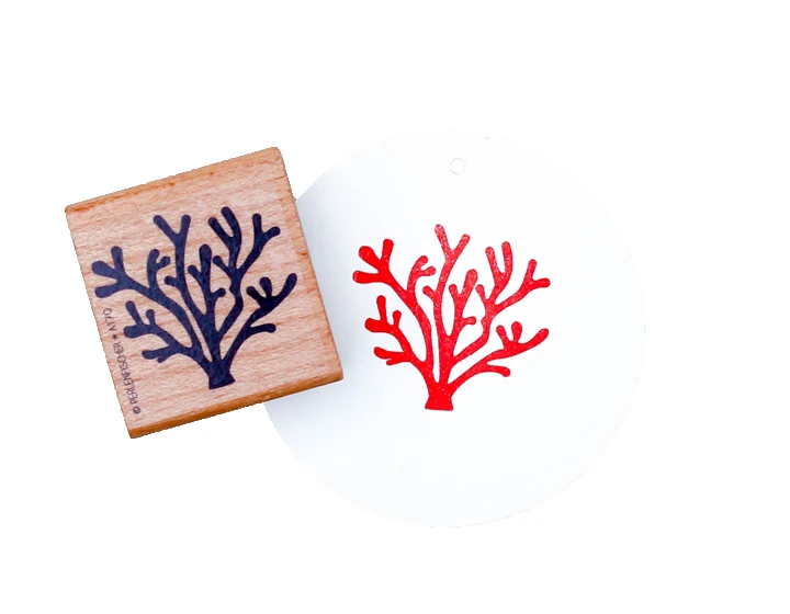 Perlenfischer Stamp - Coral 1 Perlenfischer Stamp - Coral