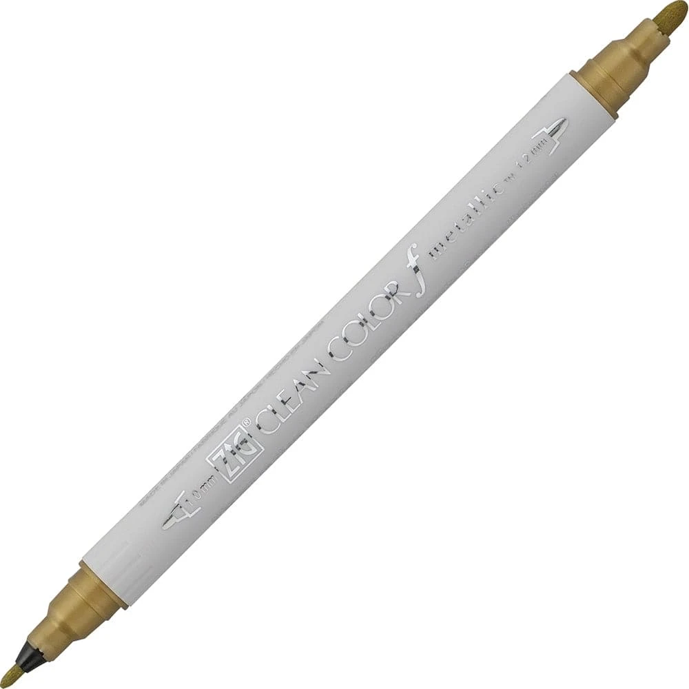 Kuretake Twin-Tip ZIG Clean Color F Metallic 1 Kuretake Twin-Tip ZIG Clean Color F Metallic