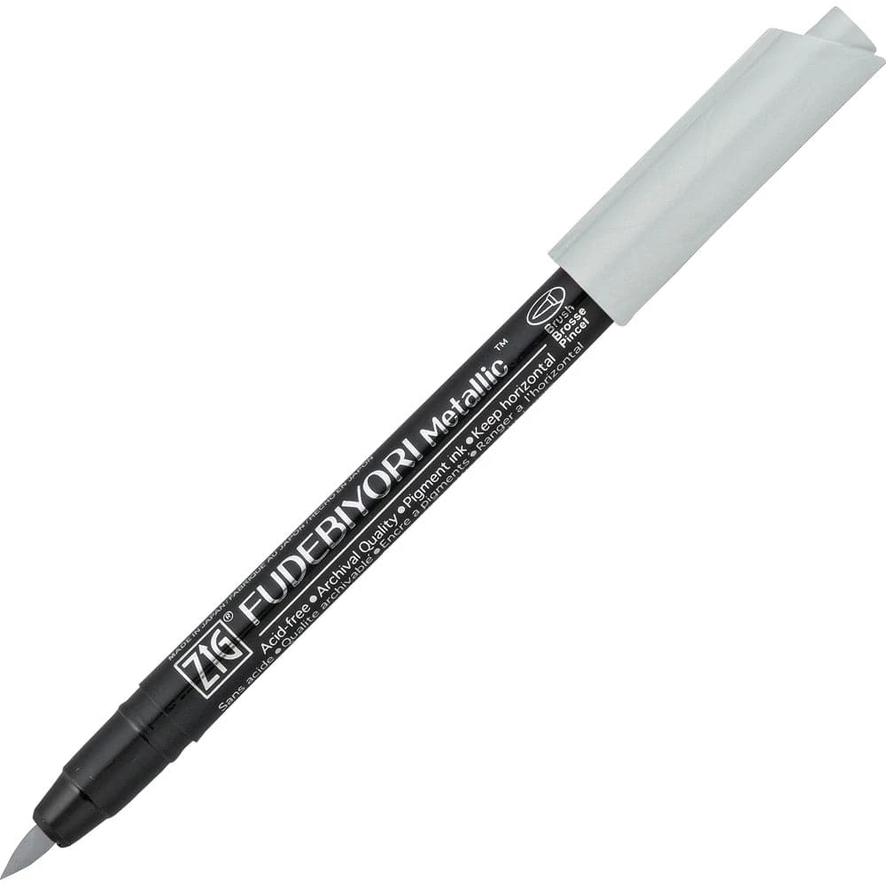 Kuretake ZIG Fudebiyori Metallic Brush Pen 10 Kuretake ZIG Fudebiyori Metallic Brush Pen - Image 10