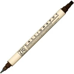 Kuretake ZIG Memory System Calligraphy Pen -Stationery Sale Store kuretake zig memory system calligraphy chocolate 062