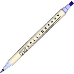 Kuretake ZIG Memory System Calligraphy Pen -Stationery Sale Store kuretake zig memory system calligraphy english lavender