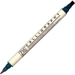 Kuretake ZIG Memory System Calligraphy Pen -Stationery Sale Store kuretake zig memory system calligraphy hunter green 401