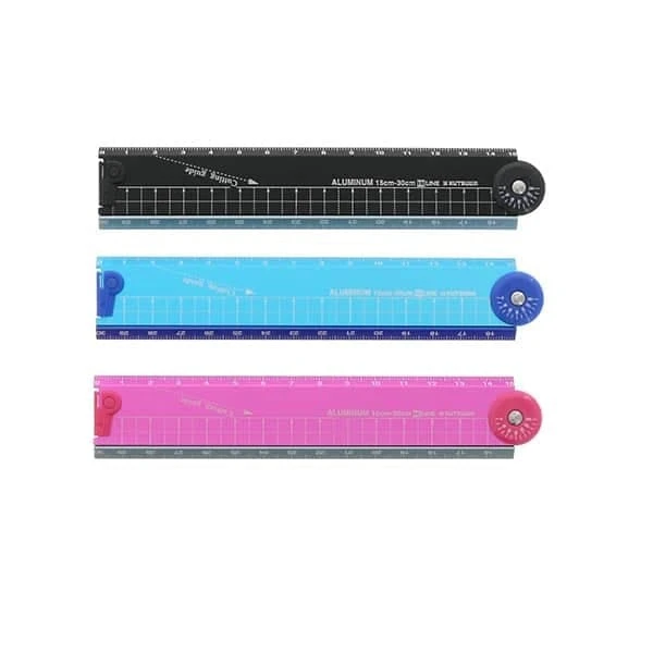 Kutsuwa HiLine Folding Aluminium Ruler XS31 1 Kutsuwa HiLine Folding Aluminium Ruler XS31
