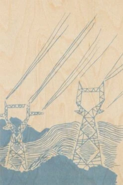 WOODHI Wooden Postcard - Landscapes Countryside