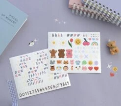 Iconic Photo Album [Small] -Stationery Sale Store lettering sticky album half size 02 indi pink