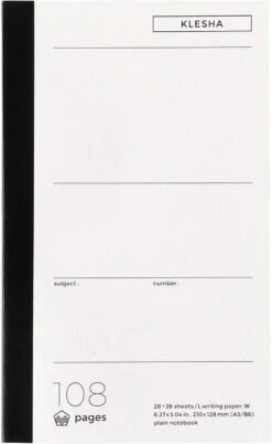 Life Klesha Notebook [Grid, Plain, Ruled] -Stationery Sale Store life klesha a5b6 plain 1