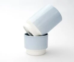 Asemi Hasami Cups Small - Light Blue