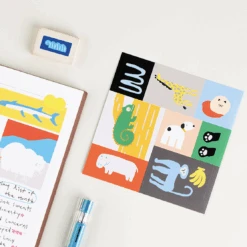 Livework Little Things Square Paper Stickers [Little Animals]