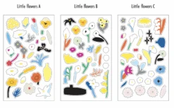 Livework Little Things Stickers [Little Flowers] -Stationery Sale Store little flowers 1 1