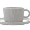 Toast Living -- MU - Coffee Cup & Saucer - White