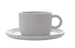 Toast Living -- MU - Coffee Cup & Saucer - White