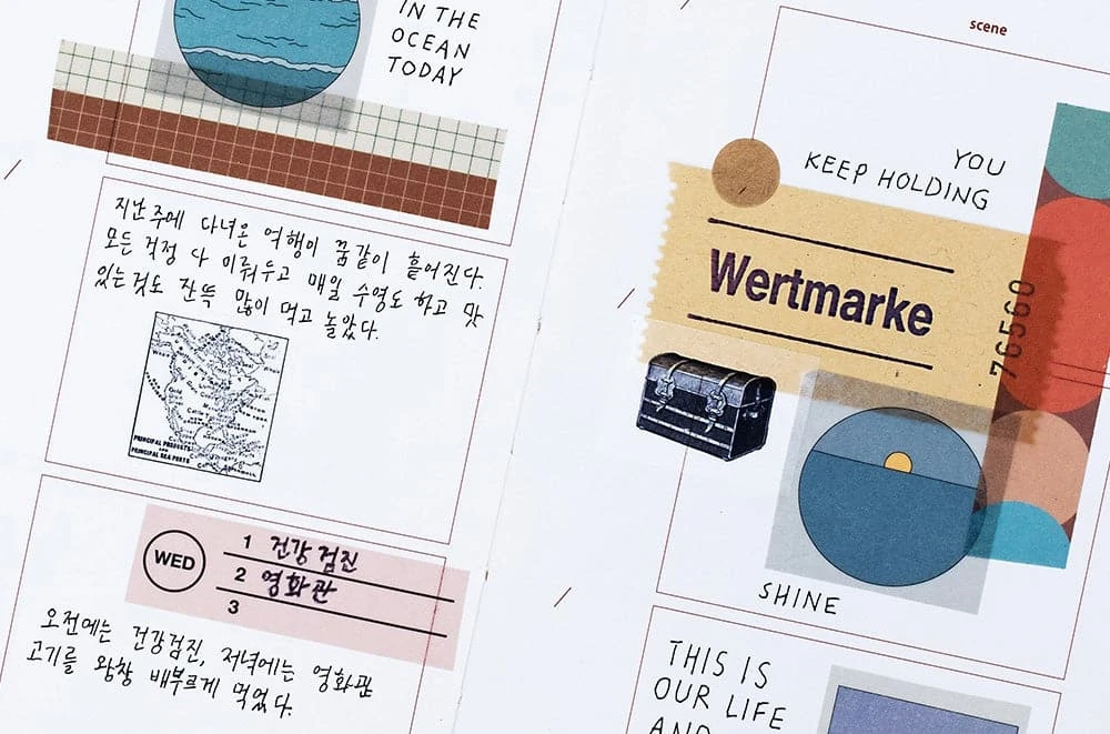 Livework Life & Pieces Masking Tape - Colourful 4 Livework Life & Pieces Masking Tape - Colourful - Image 4